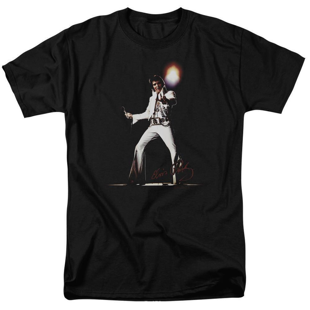Elvis Presley Glorious Adult 181 T Shirt Black